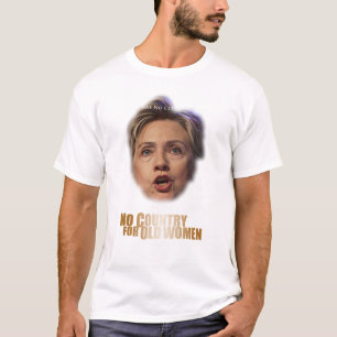 Camiseta Ningún país para las mujeres mayores (Cut de