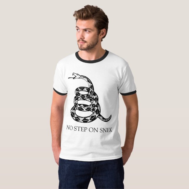 Camiseta Ningún paso en Snek (Anverso completo)
