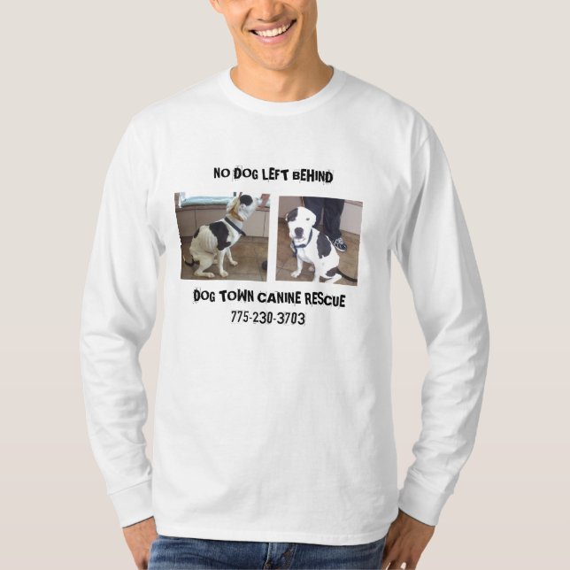 CAMISETA NINGÚN PERRO DEJADO DETRÁS DE V.2 (Anverso)