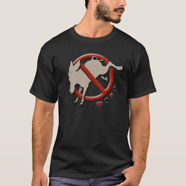 Camiseta Ningún póker del burro (Anverso)