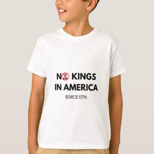 Camiseta Ningún Rey en Estados Unidos desde 1776