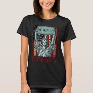 Camiseta Ningún Rey En Estados Unidos Retro De La Libertad