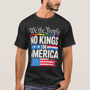 Camiseta Ningún Rey En Los Camisas Norteamericanas Rechazan