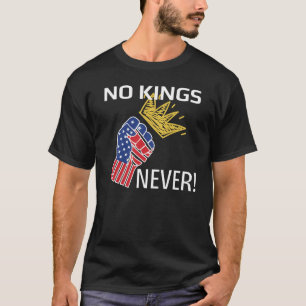 Camiseta Ningún Rey rechaza la protesta contra Trump 2025