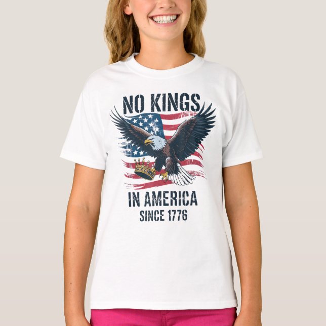Camiseta Ningún Reyes En Estados Unidos Desde 1776 Sin Reye (Anverso)