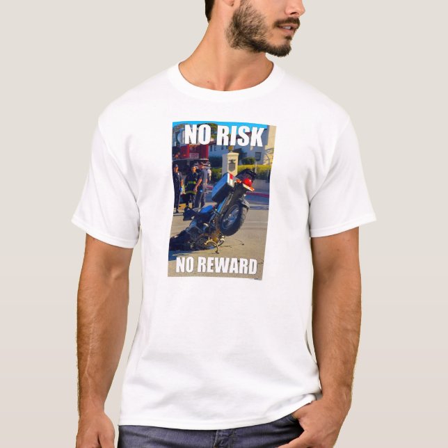 CAMISETA NINGÚN RIESGO, NINGUNA RECOMPENSA (Anverso)