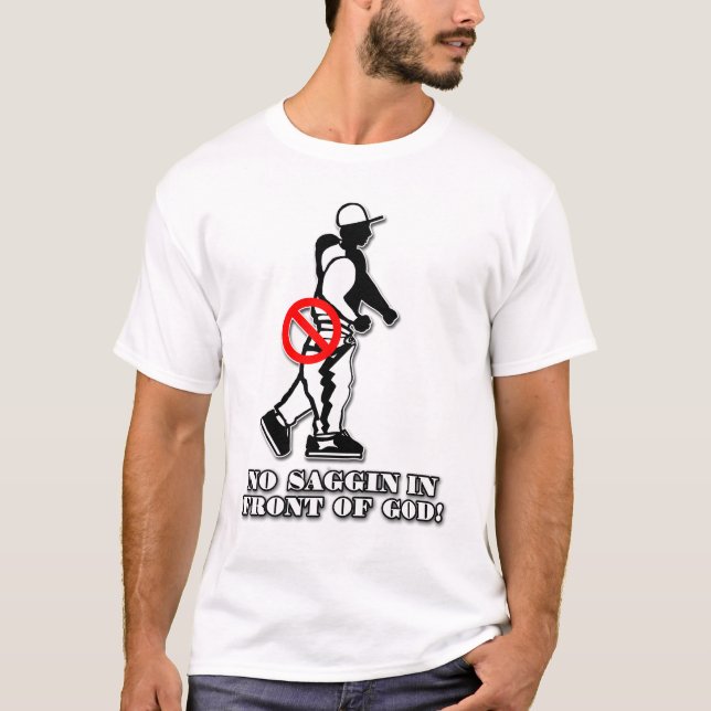 CAMISETA ¡NINGÚN SAGGIN DELANTE DE DIOS! (FUNCIONARIO (Anverso)
