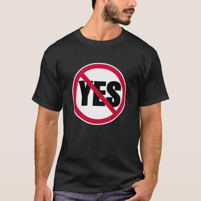 Camiseta ningún sí (Anverso)