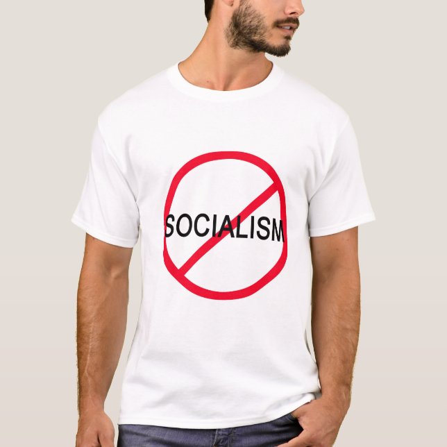 CAMISETA NINGÚN SOCIALISMO (Anverso)