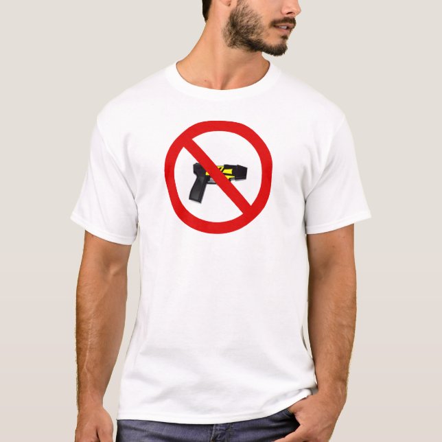 Camiseta Ningún Tasers (Anverso)