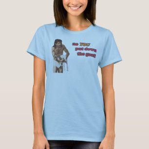 Camiseta ¡ningún USTED puso la cabra en el suelo!