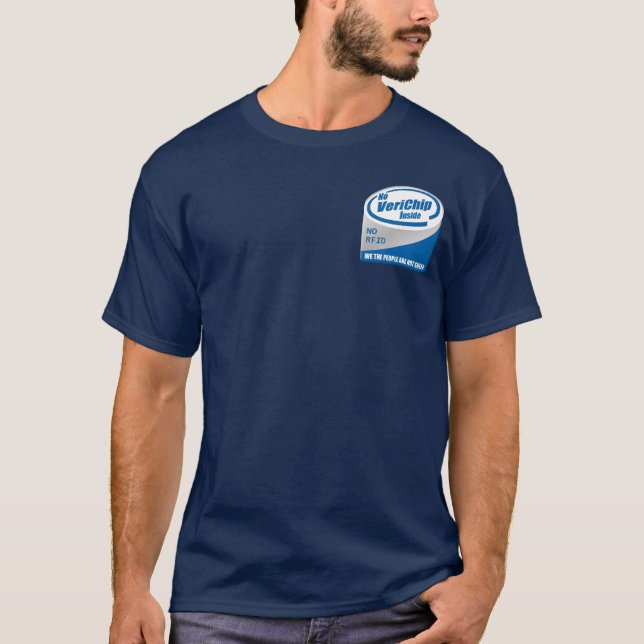 Camiseta Ningún Verichip dentro (Anverso)