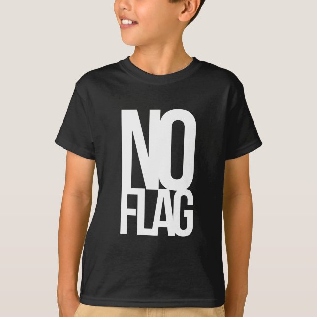 Camiseta Ninguna bandera (Anverso)