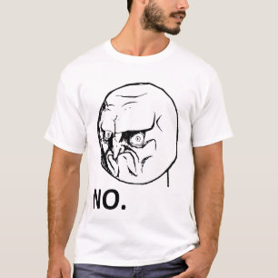 Camiseta Ninguna cara enojada Rageface Meme de la rabia
