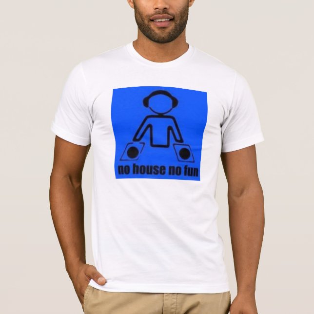 CAMISETA NINGUNA CASA NINGUNA DIVERSIÓN (Anverso)