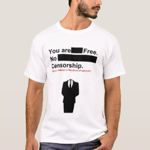 Camiseta ninguna censura