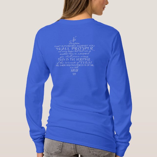 Camiseta Ninguna estrella del arma de David (Reverso)
