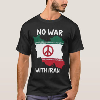 Camiseta Ninguna guerra contra la paz con Irán