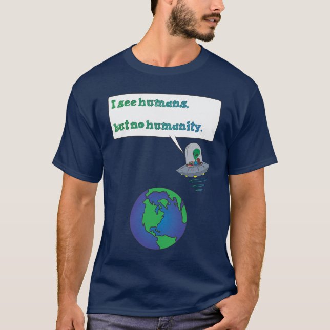CAMISETA NINGUNA HUMANIDAD (Anverso)