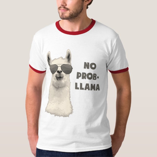 Camiseta Ninguna llama del problema (Anverso)