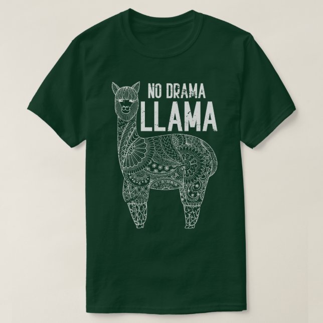 Camiseta Ninguna llamada dramática (Diseño del anverso)