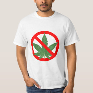 Camiseta Ninguna marijuana prohíbe el cáñamo