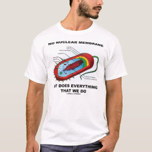 Camiseta Ninguna membrana nuclear (Prokaryote)