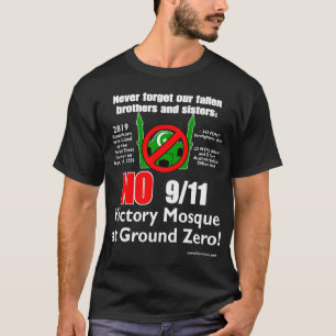 Camiseta ¡Ninguna mezquita de la victoria de 9/11 en el