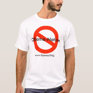 Camiseta Ninguna nación de Obama, www.ExpressITHQ.com