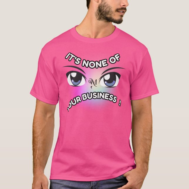 Camiseta : Ninguna tuya (rosa) (Anverso)