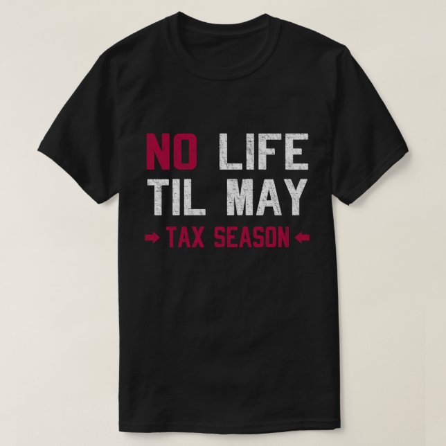 Camiseta Ninguna vida hasta puede gravar la estación 2019 (Diseño del anverso)