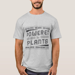 Camiseta Ninguna violencia accionada por las plantas