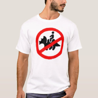 Camiseta Ninguna zona del montar a caballo del Triceratops