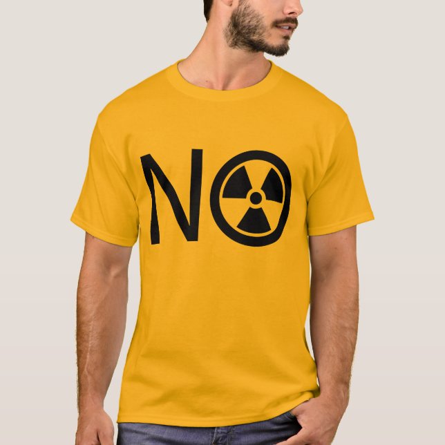 Camiseta Ningunas armas nucleares (Anverso)
