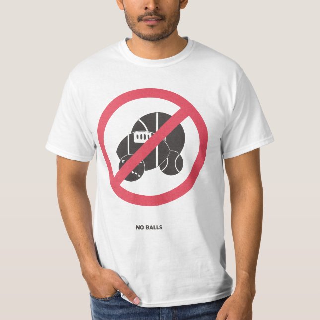 Camiseta Ningunas bolas (Anverso)