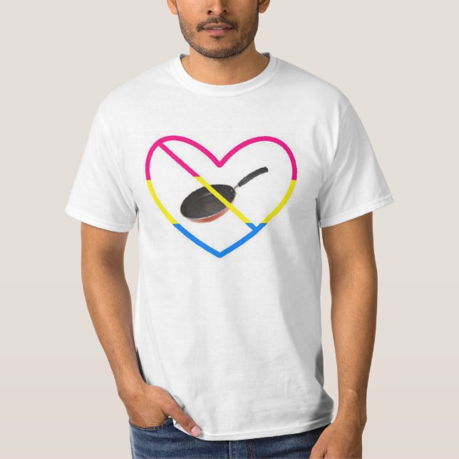 Camiseta Ningunas cacerolas para las cacerolas (Anverso)