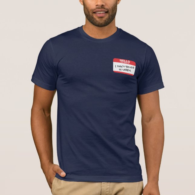 Camiseta Ningunas etiquetas (Anverso)
