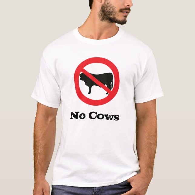 Camiseta Ningunas vacas permitidas (Anverso)