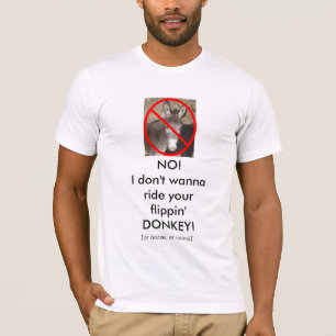 CAMISETA ¡NINGUNOS BURROS!