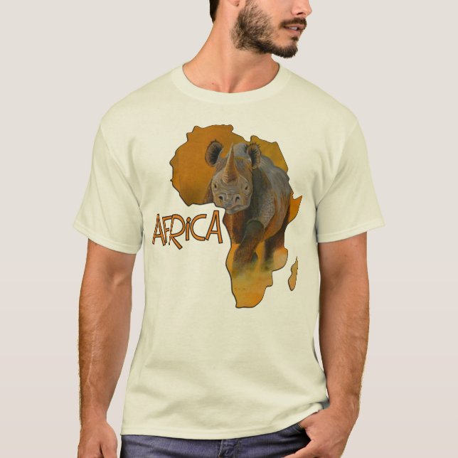Camiseta ningunos del mapa de África 6 (Anverso)