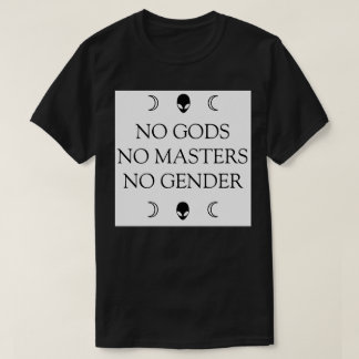 CAMISETA NINGUNOS DIOSES NINGUNOS AMOS NINGÚN GÉNERO