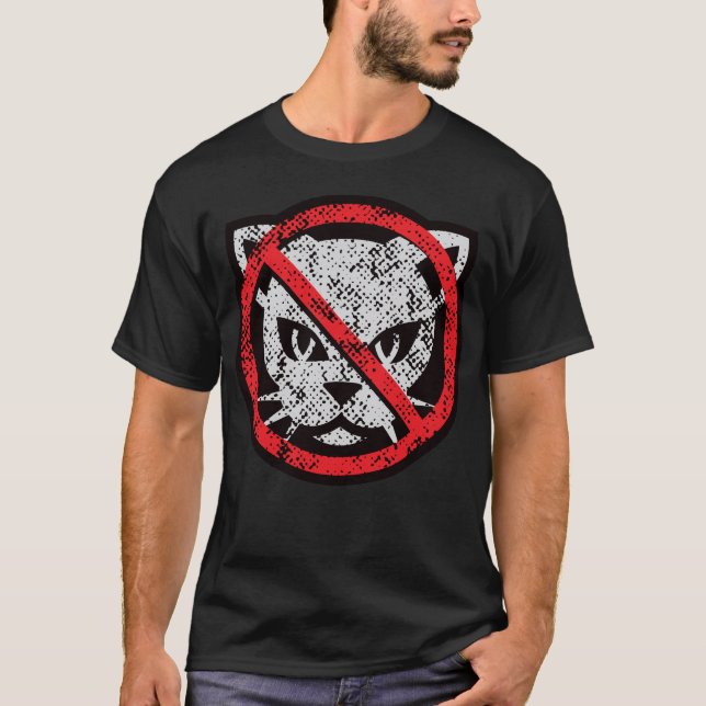 Camiseta Ningunos gatos (Anverso)