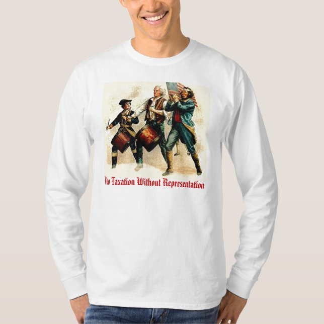 Camiseta Ningunos impuestos sin la representación (Anverso)