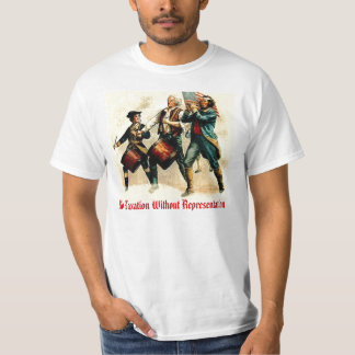 Camiseta Ningunos impuestos sin la representación