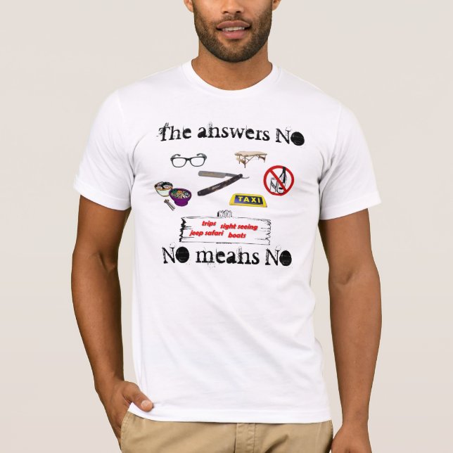 Camiseta Ningunos medios ningunos (Anverso)