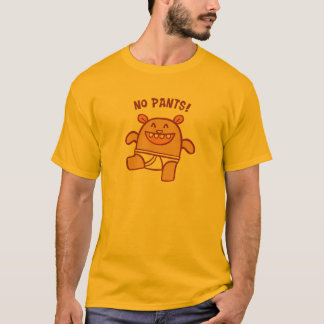 Camiseta ¡Ningunos pantalones! - Naranja