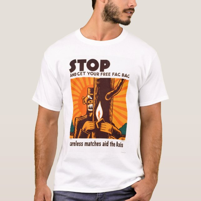 Camiseta Ningunos partidos descuidados WPA 1942 (Anverso)