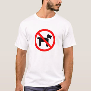 CAMISETA NINGUNOS PERROS PERMITIDOS