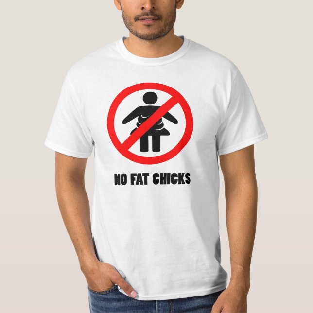 Camiseta Ningunos polluelos gordos (Anverso)