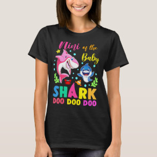 Camiseta Nini De Birthday Boy Shark Pink Blue Doo